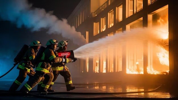 Fire Bridge Background